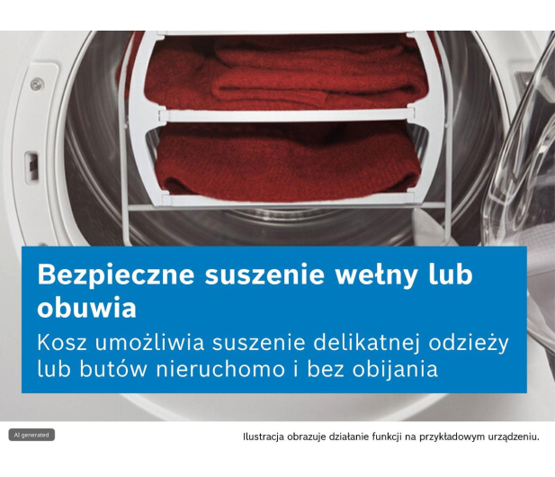Suszarka Bosch Serie 6 WQG145APPL 9 kg z pompą ciepła AutoDry SelfCleaning Condenser Program Super 40’ - 1361803 - zdjęcie 2